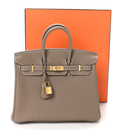 Hermes Togo Birkin 25 Etoupe 11 of 11
