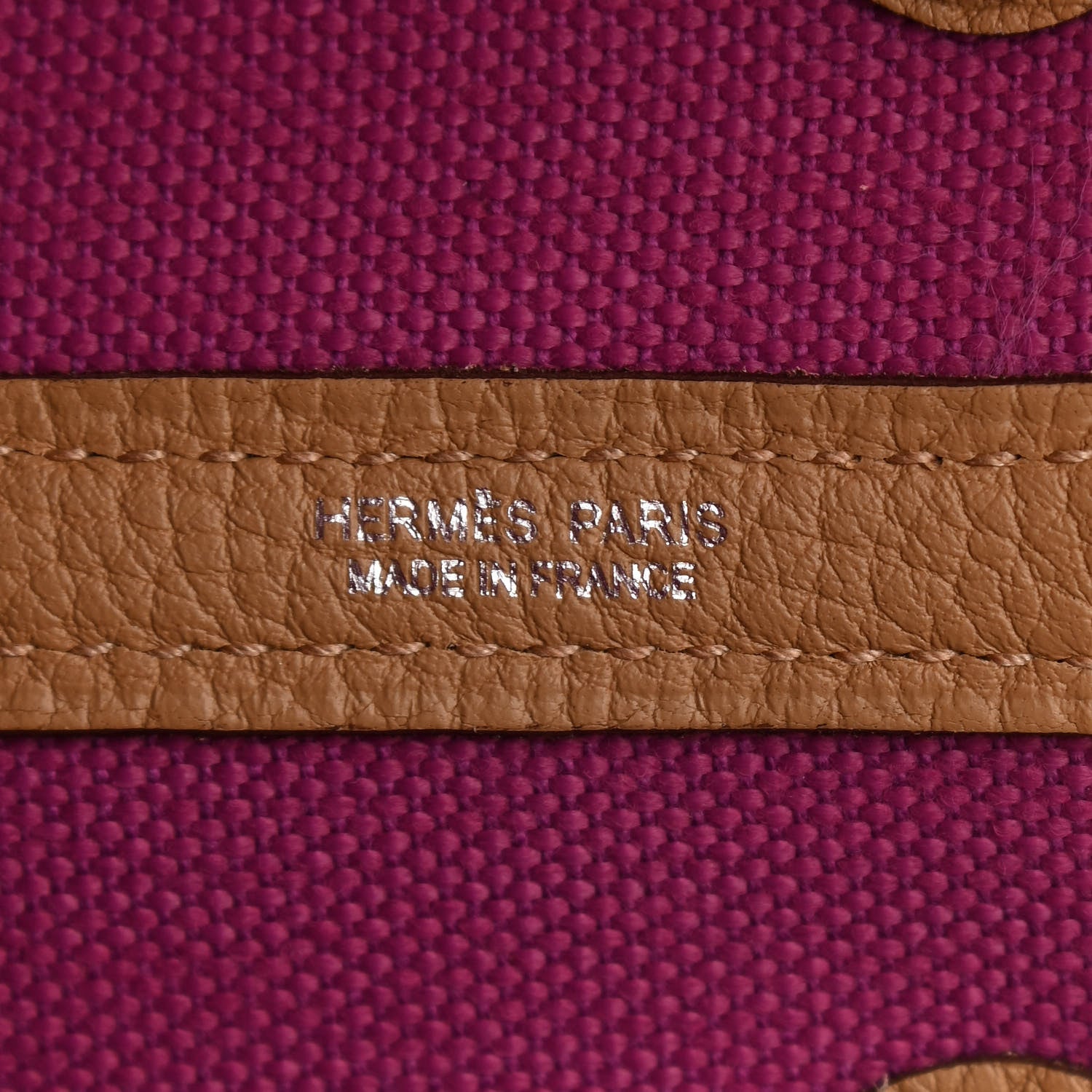 Hermes Toile Militaire Vache Country Garden Party 30 TPM Rose Pourpre Chai 6 of 11