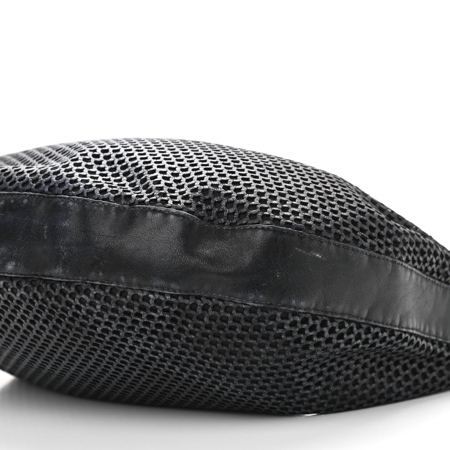 Christian Dior Leather Perforated Hobo Black 10 of 17