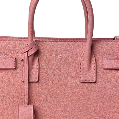 Saint Laurent Grained Calfskin Baby Sac De Jour Dark Rose 10 of 10