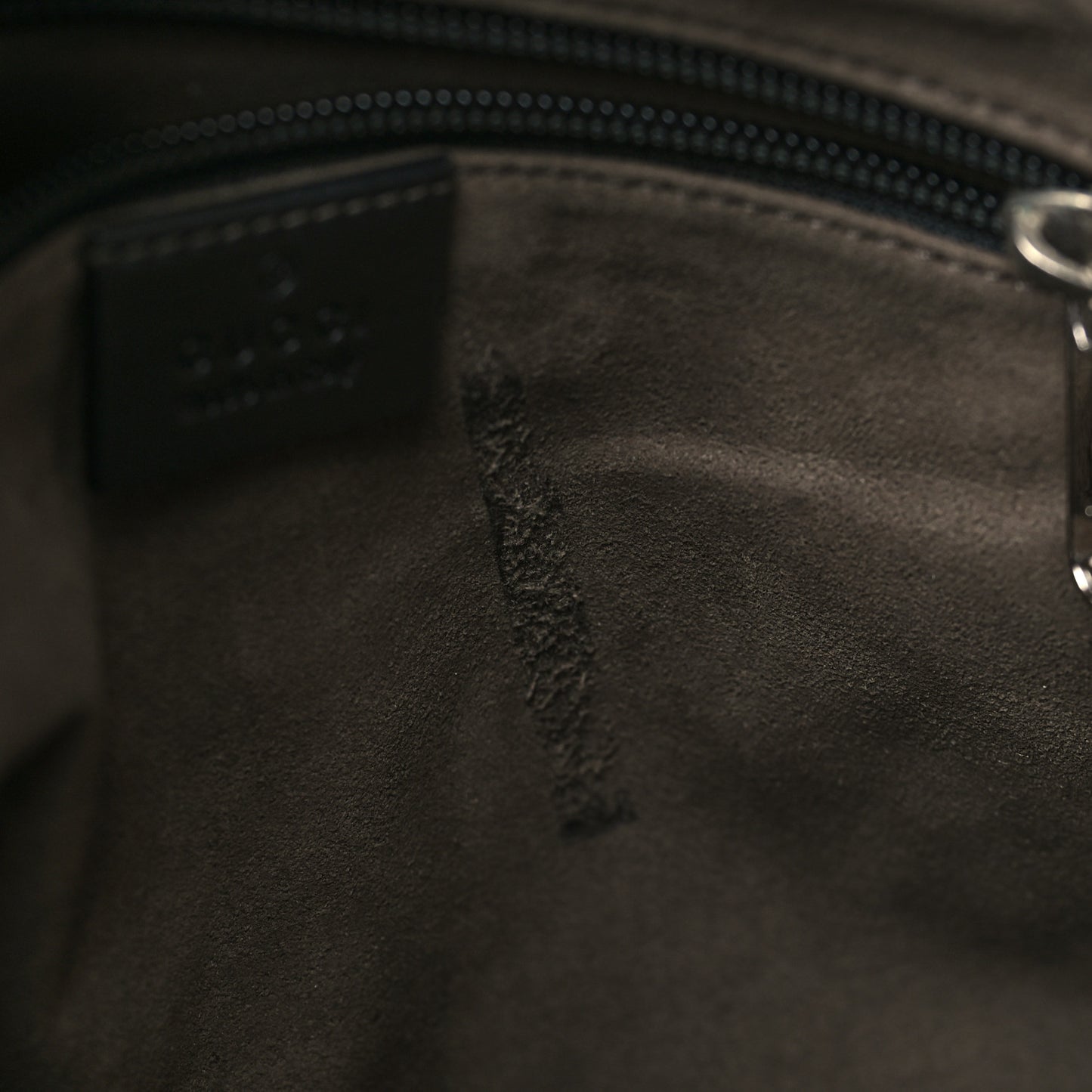 Guccissima Signature Medium Flat Messenger Bag Black