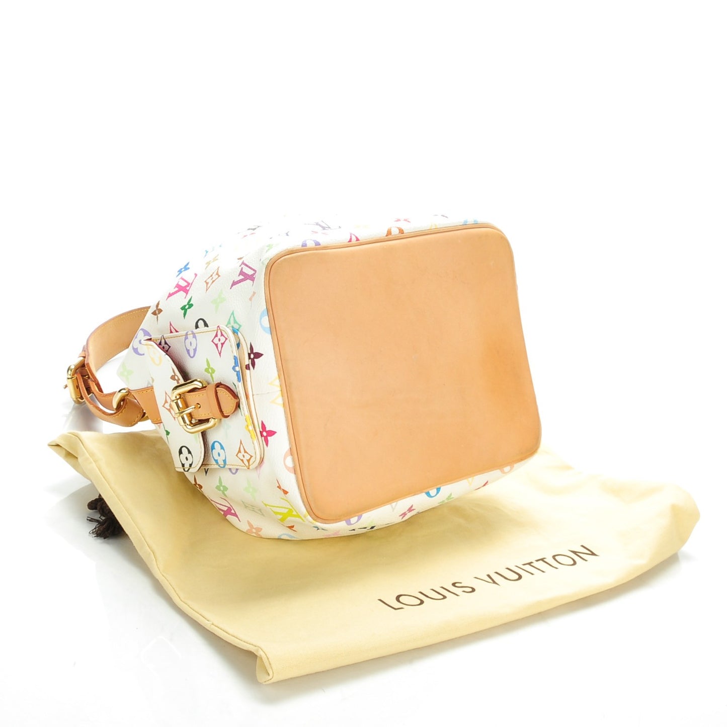 Monogram Multicolor Petit Noe White