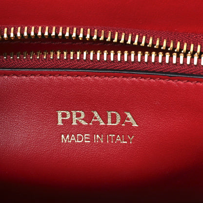 Prada Saffiano Cuir Calfskin Medium Monochrome Top Handle Tote Fuoco 6 of 11