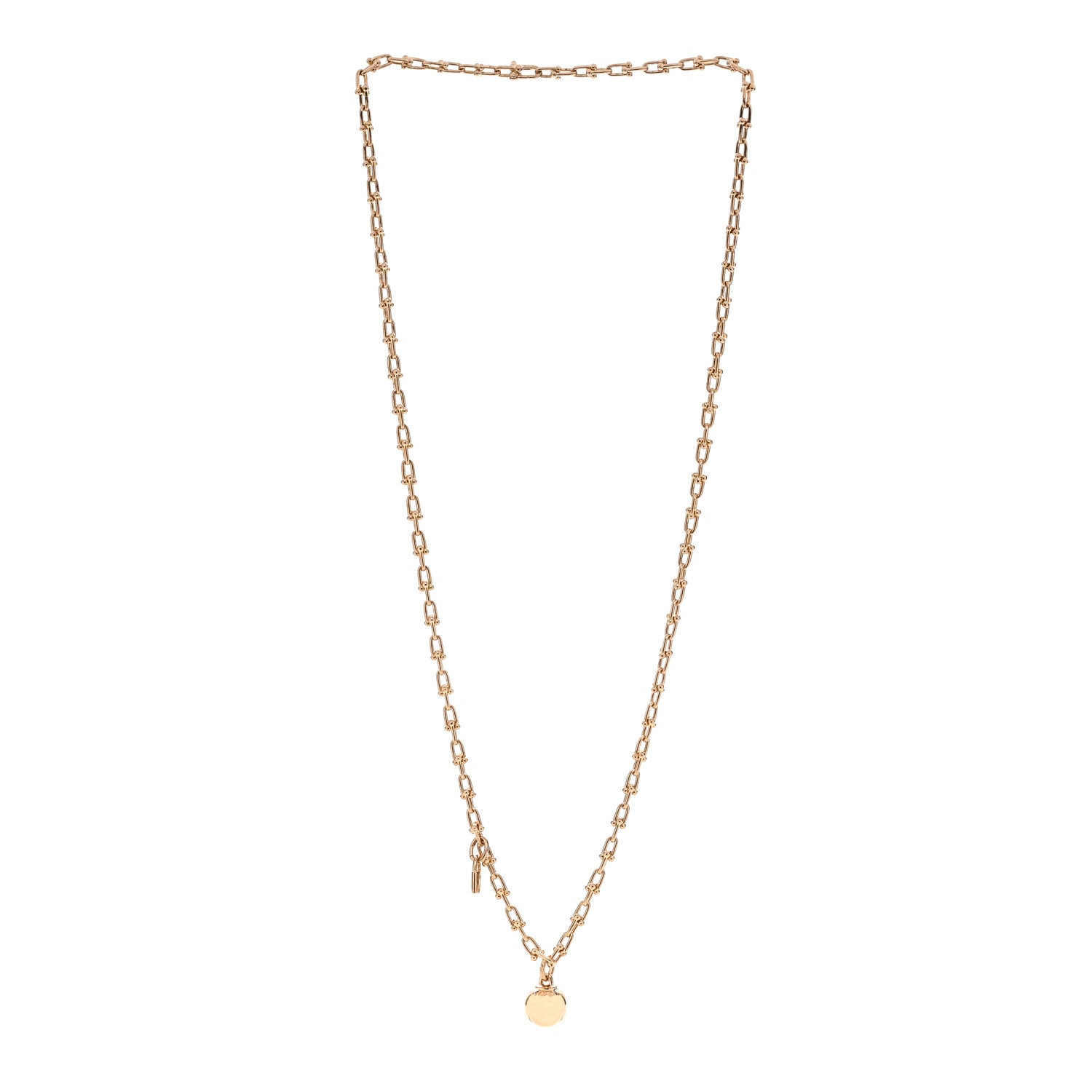 Tiffany 18K Rose Gold HardWear Wrap Necklace 3 of 8