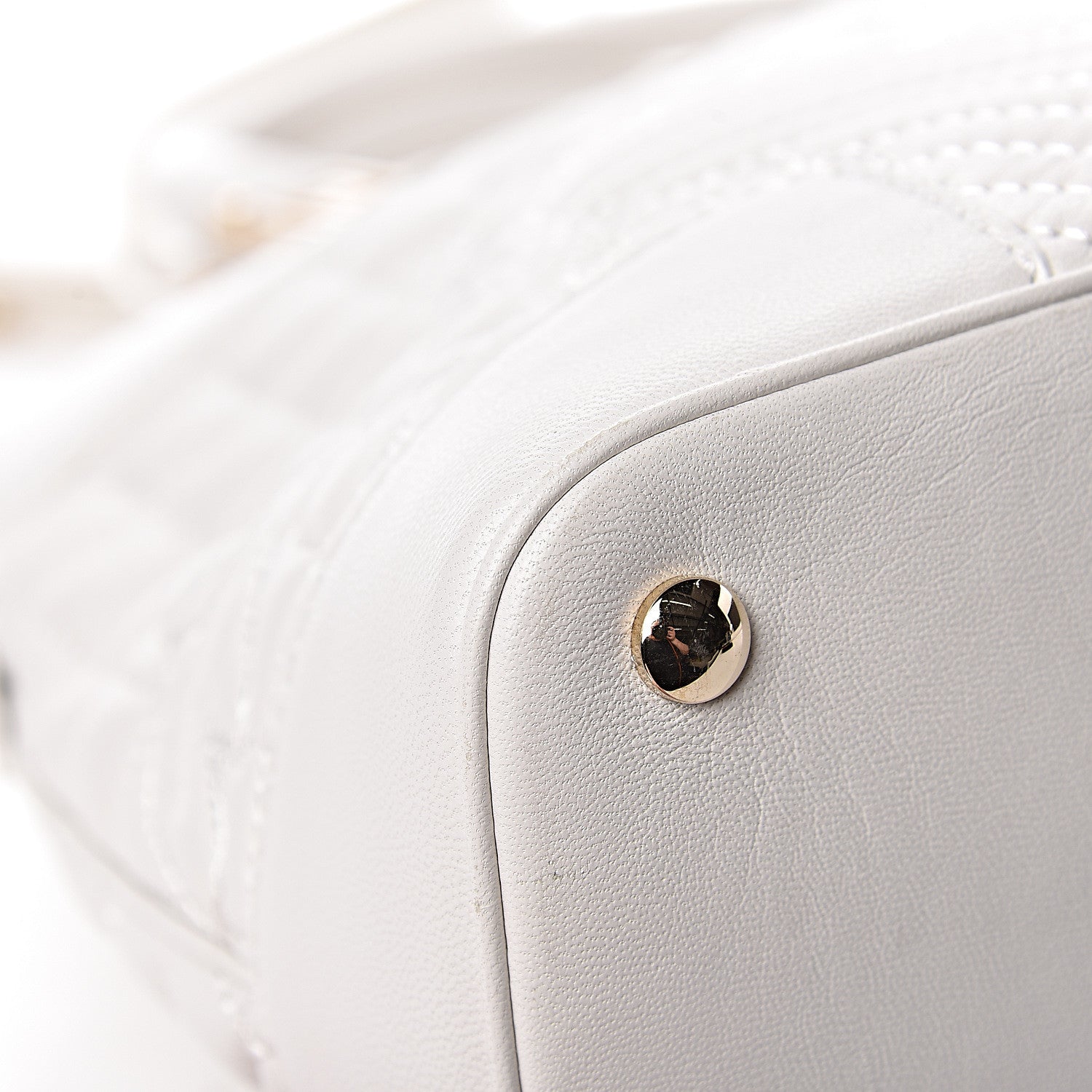 Versace Barocco Quilted Nappa Altea Vanitas Lady Athena White 16 of 19