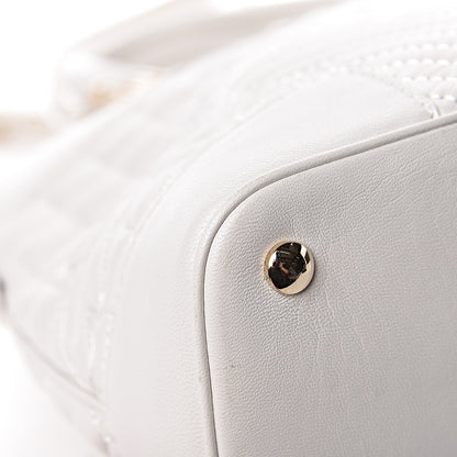 Versace Barocco Quilted Nappa Altea Vanitas Lady Athena White 16 of 19