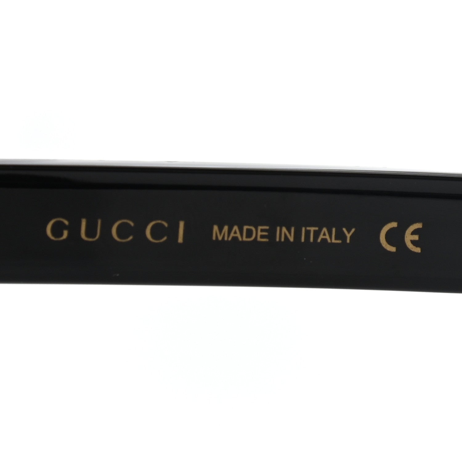 Gucci Acetate Oversize Stripe Sunglasses GG0328S Black Multi 6 of 10