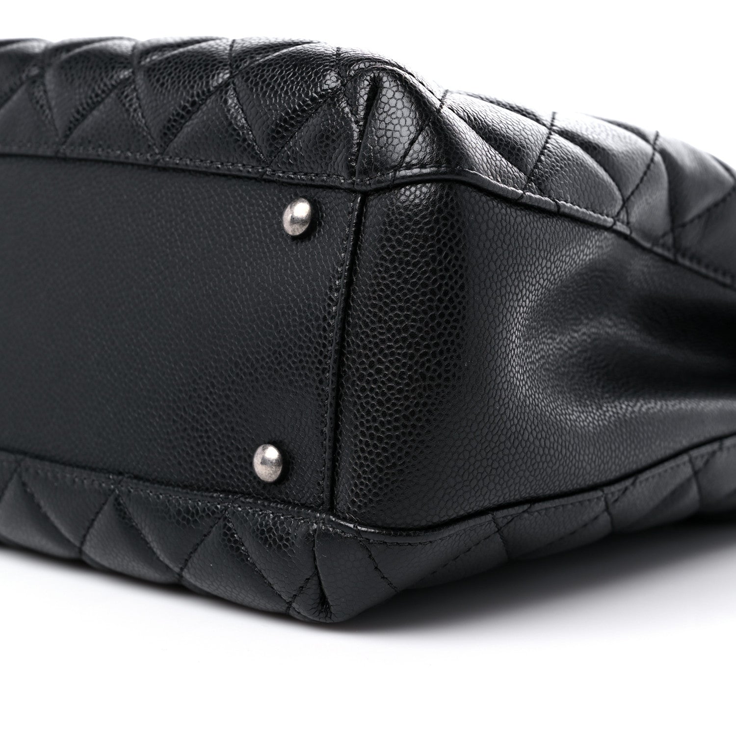 Chanel Caviar Quilted City Shopping Tote Black 9 of 14