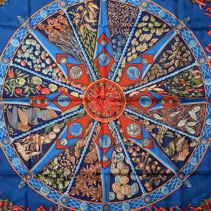 Hermes Silk Aux Pays Des Epices Scarf 90 1 of 5