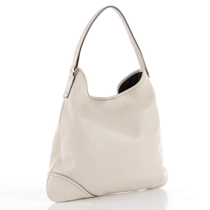 Gucci Calfskin Medium New Britt Hobo Off White 3 of 7
