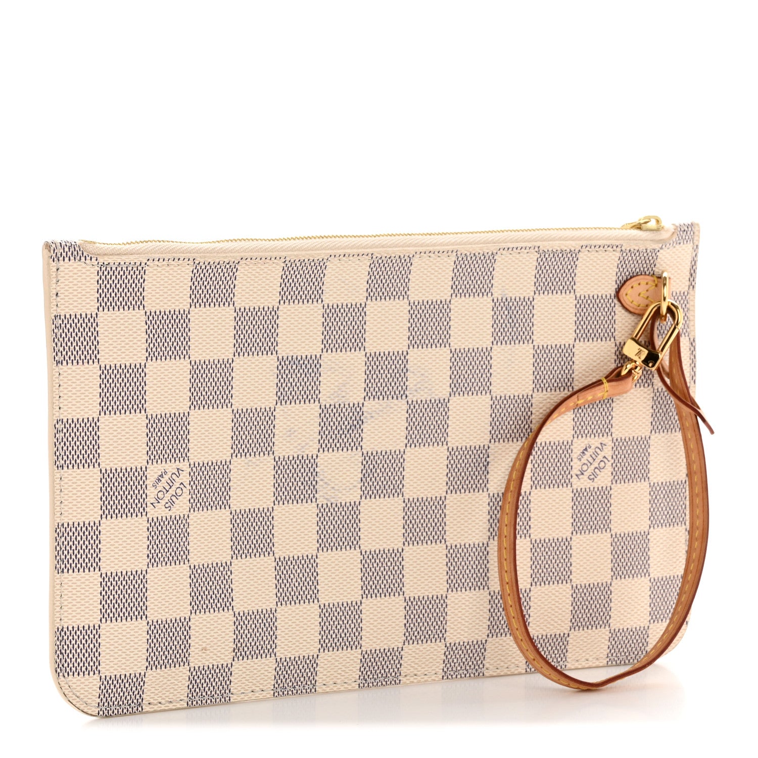 Louis Vuitton Damier Azur Neverfull MM GM Pochette 3 of 11