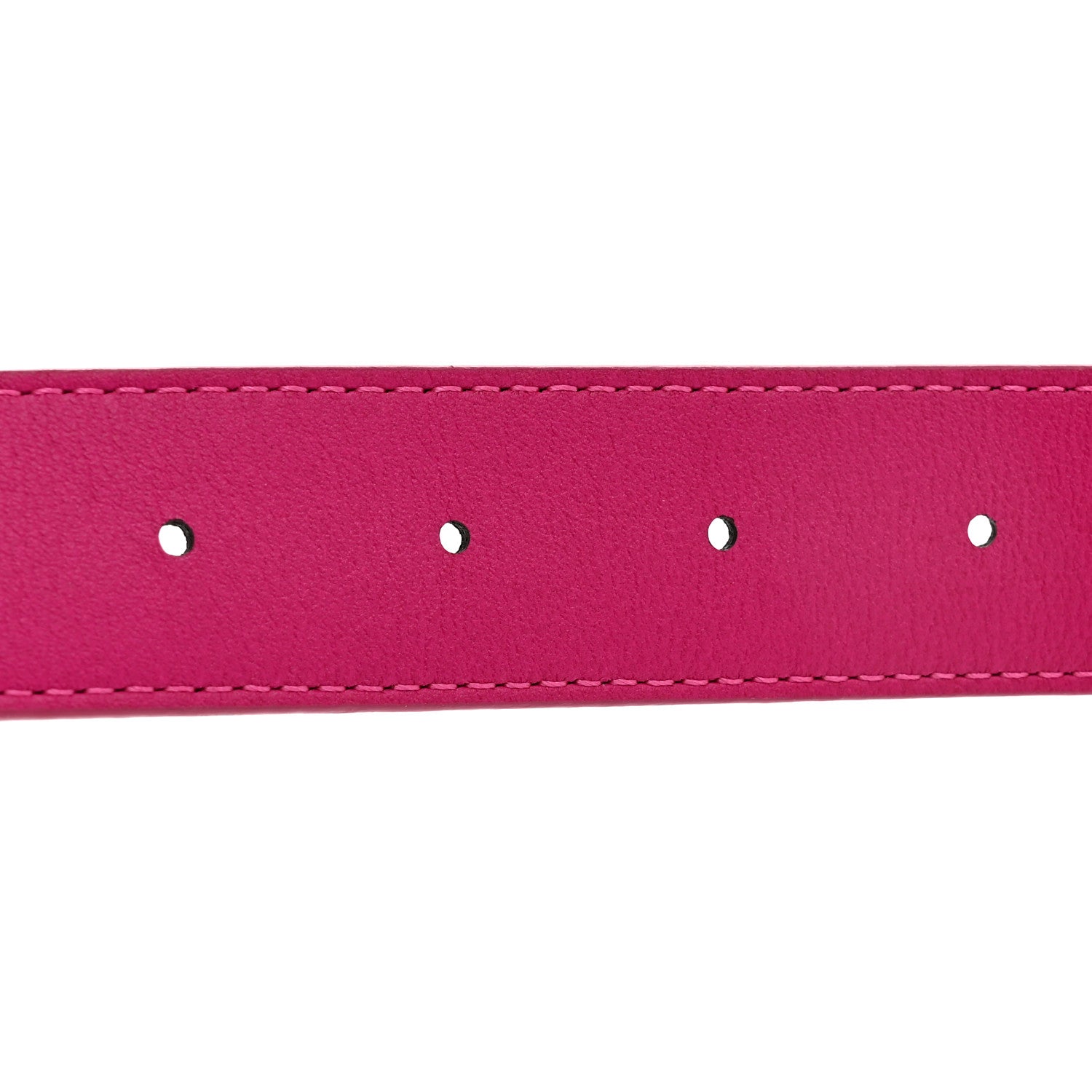 Louis Vuitton Calfskin Monogram 30mm LV Initiales Reversible Belt 90 36 Fuchsia 6 of 8