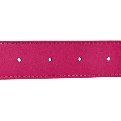 Louis Vuitton Calfskin Monogram 30mm LV Initiales Reversible Belt 90 36 Fuchsia 6 of 8
