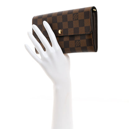 Louis Vuitton Damier Ebene Sarah Wallet 2 of 9