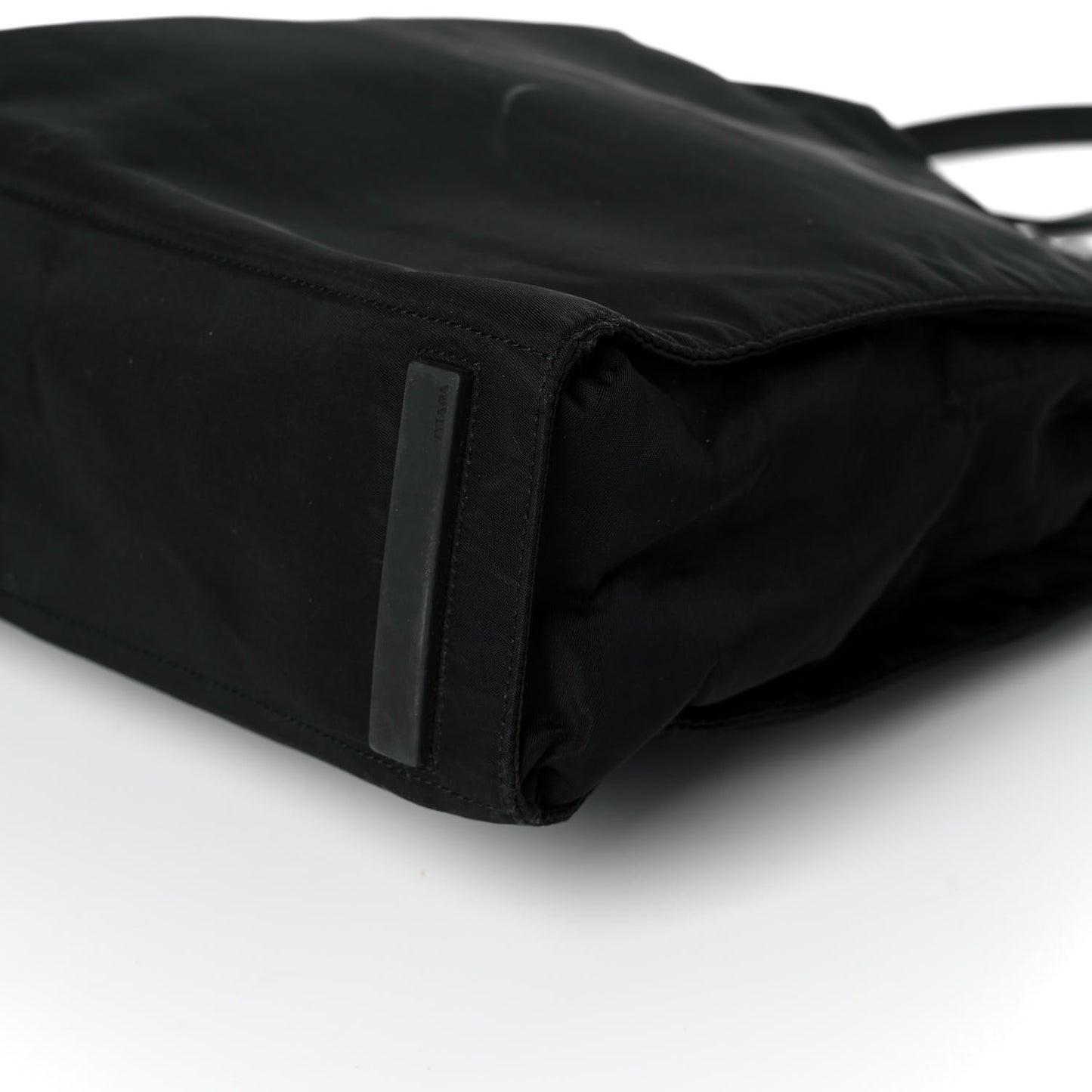 Nylon Vela Shopping Tote Black