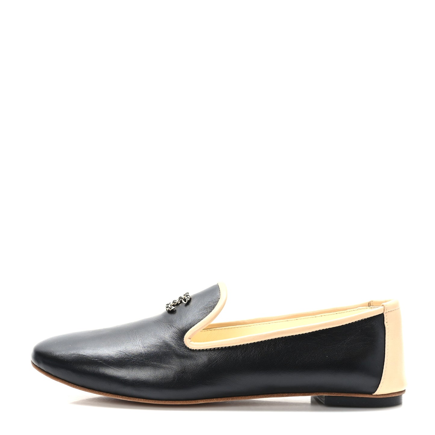 Lambskin CC Loafers 36.5 Black