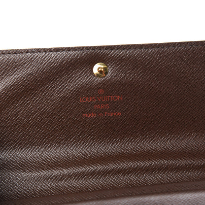 Louis Vuitton Damier Ebene Porte Tresor Etui Papier Wallet 6 of 9