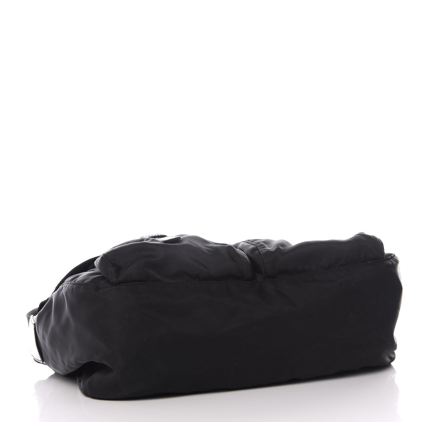 Nylon Vela Messenger Bag Black