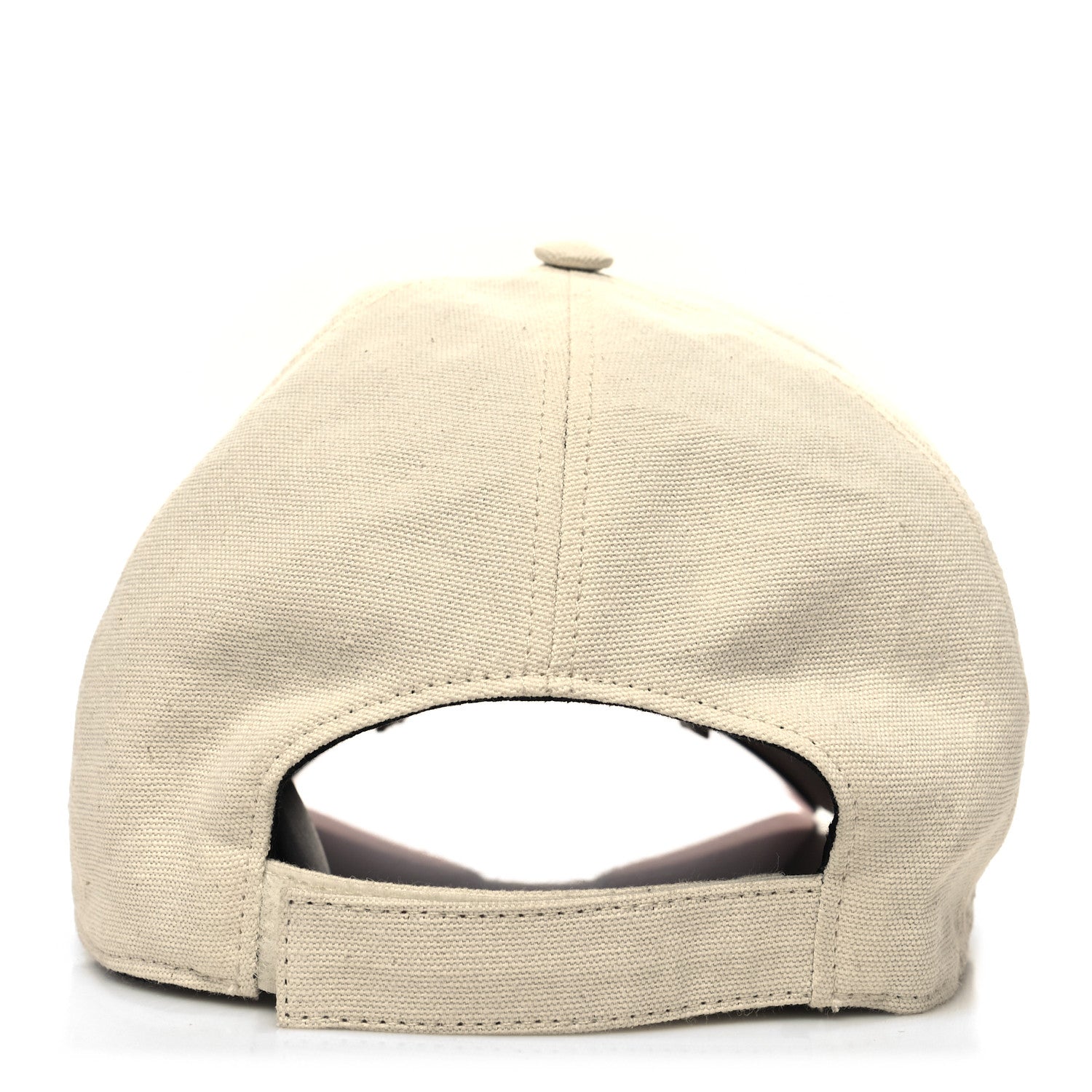 Fendi Cotton Calfskin Fs Fendi Eyecap Hat Beige 5 of 9