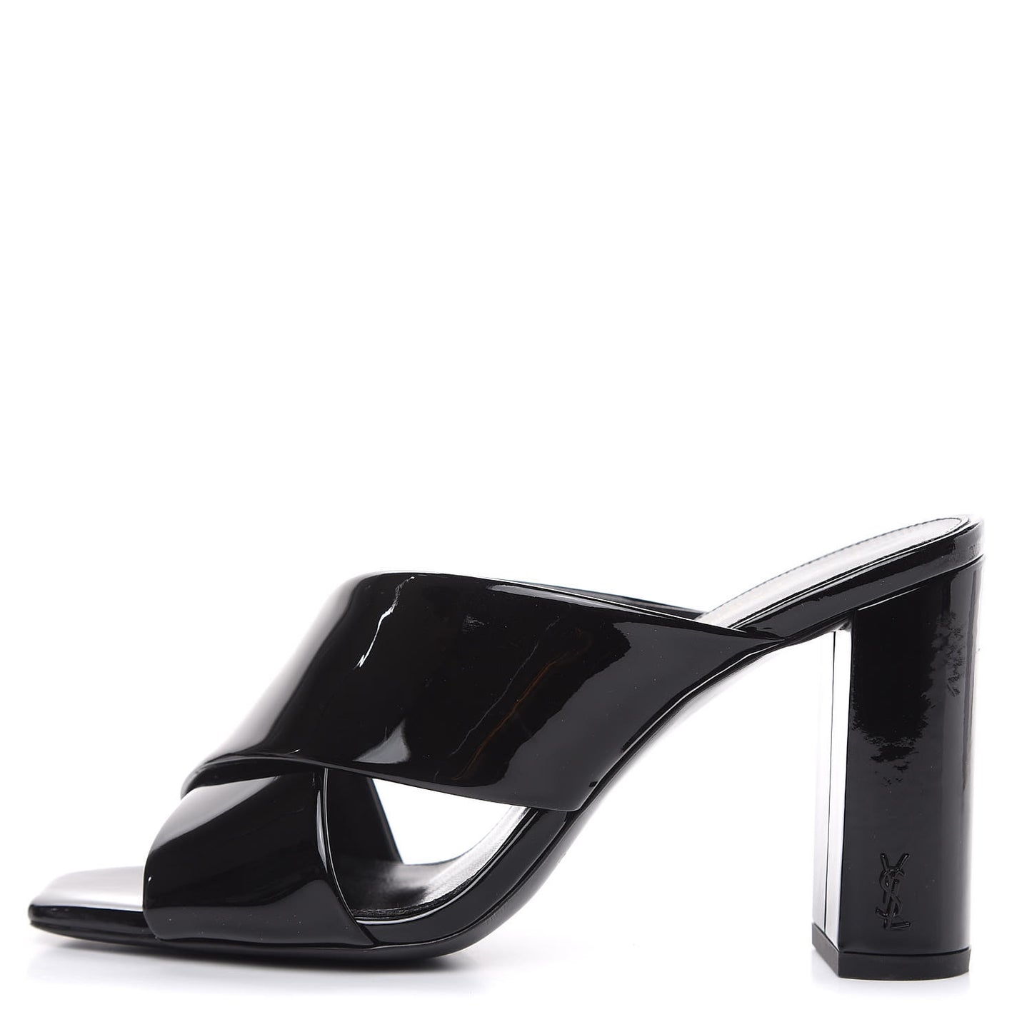 Patent LouLou 95 Mule Sandals 36 Black