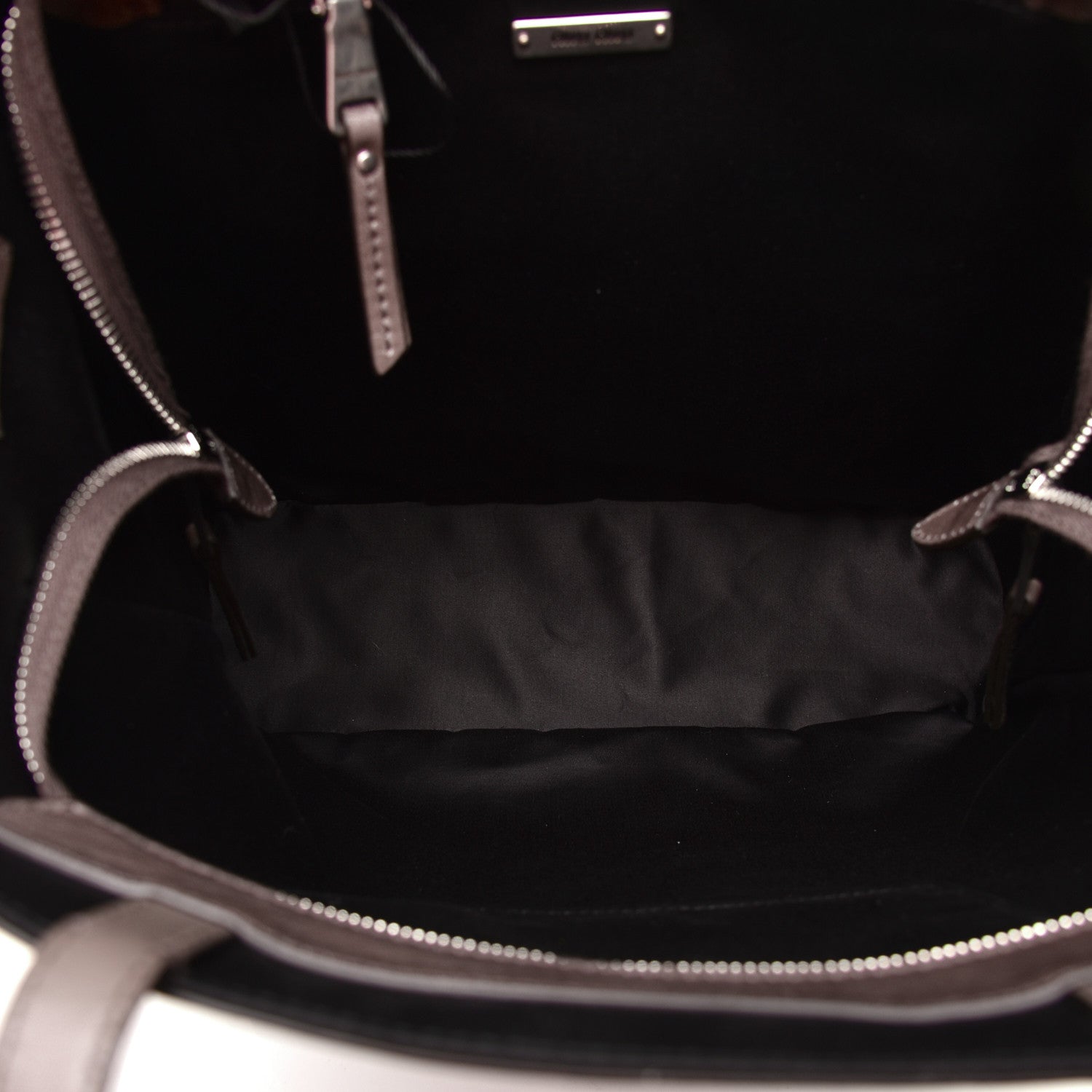Miu Miu Vitello Shine Shopping Tote Fumo 5 of 8