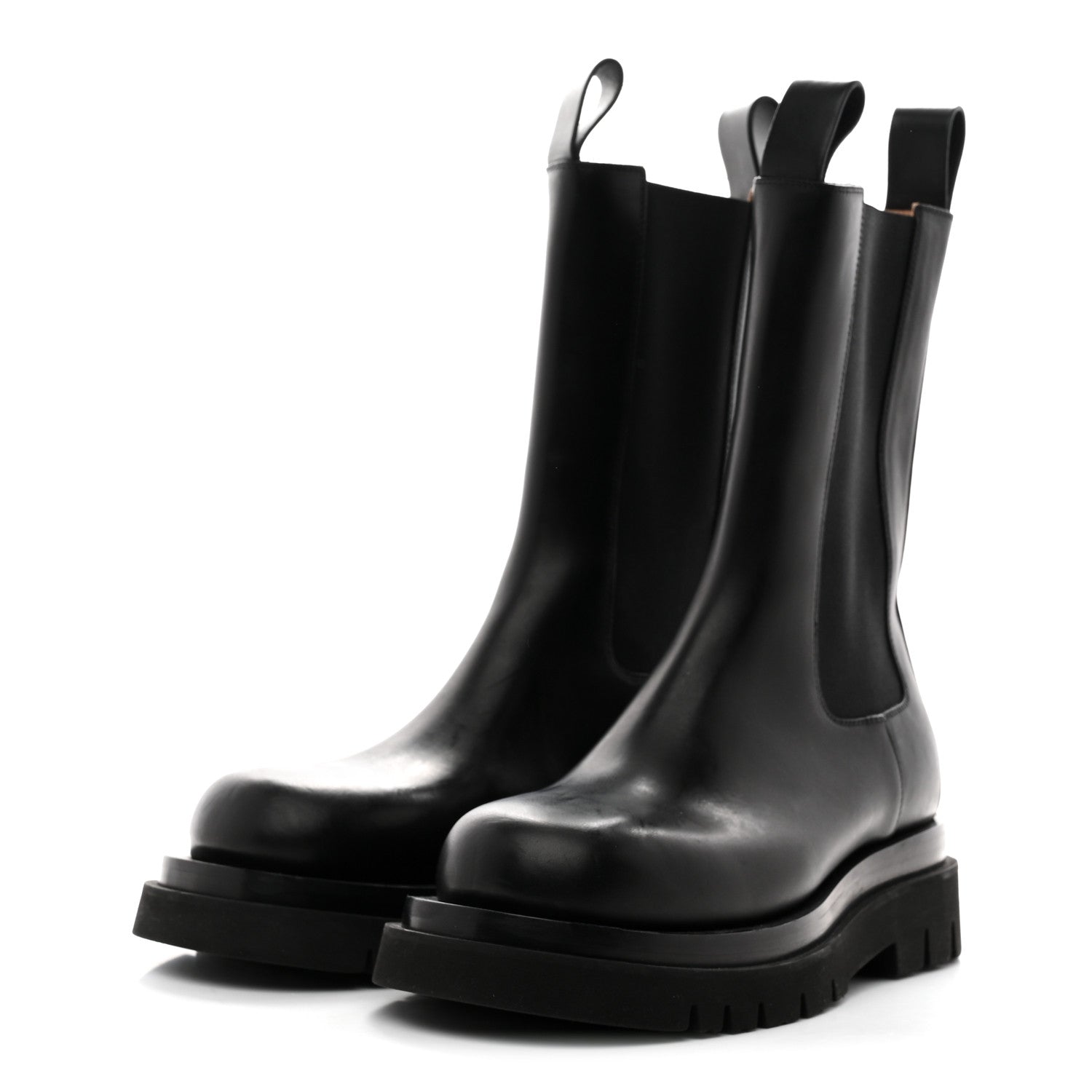 Bottega Veneta Calfskin The Lug Chelsea 55mm Boots 37 Black 4 of 9