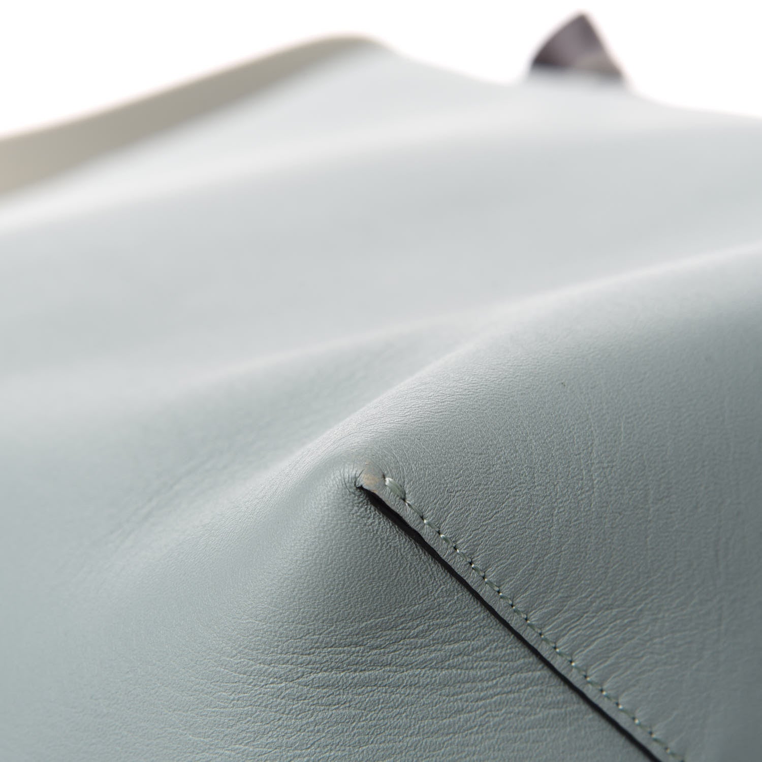 Celine Shiny Smooth Calfskin Small Twisted Cabas Jade Forest 8 of 13