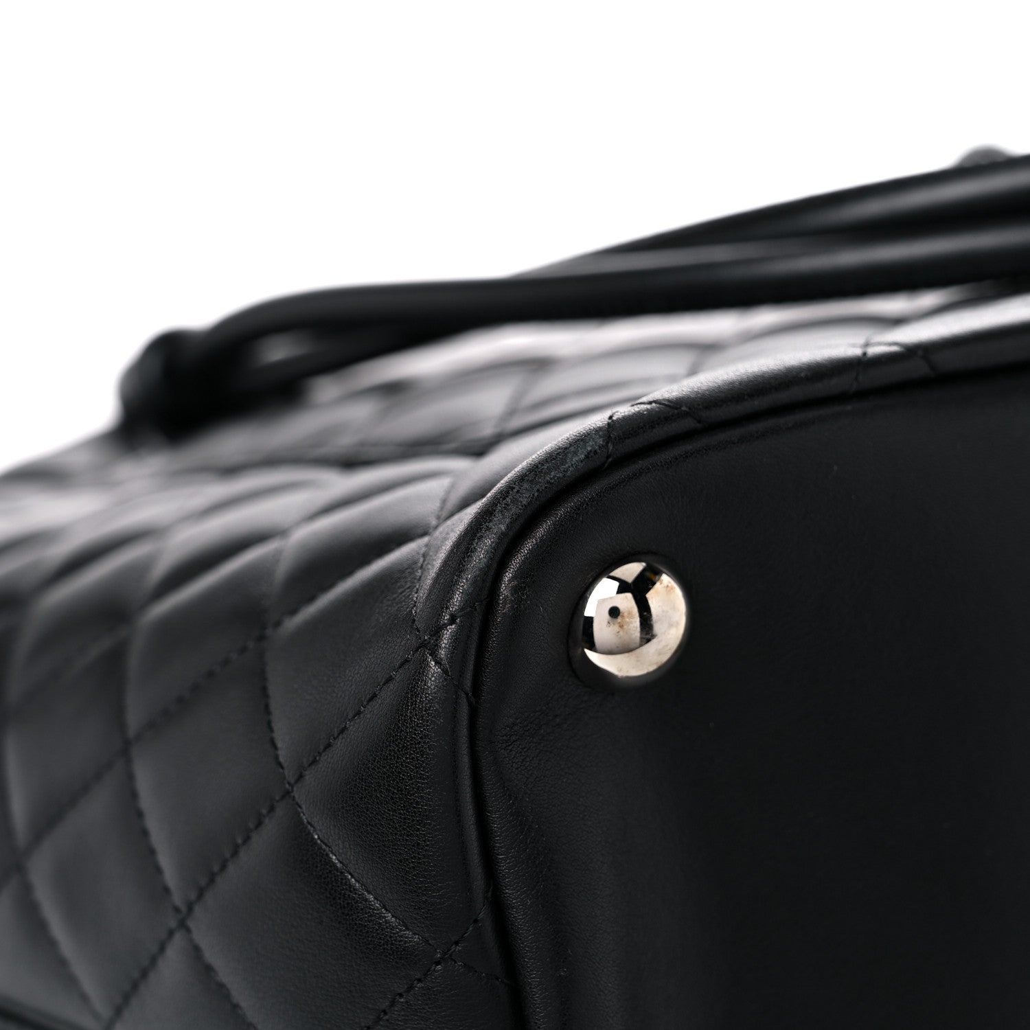 Chanel Calfskin Quilted Large Cambon Tote Black 10 of 16