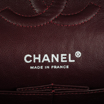 Chanel Lambskin Quilted Medium Double Flap Black 7 of 9