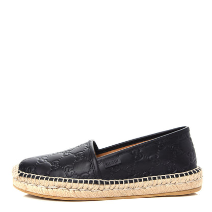 Gucci Guccissima Signature Espadrilles 36 Black 1 of 11