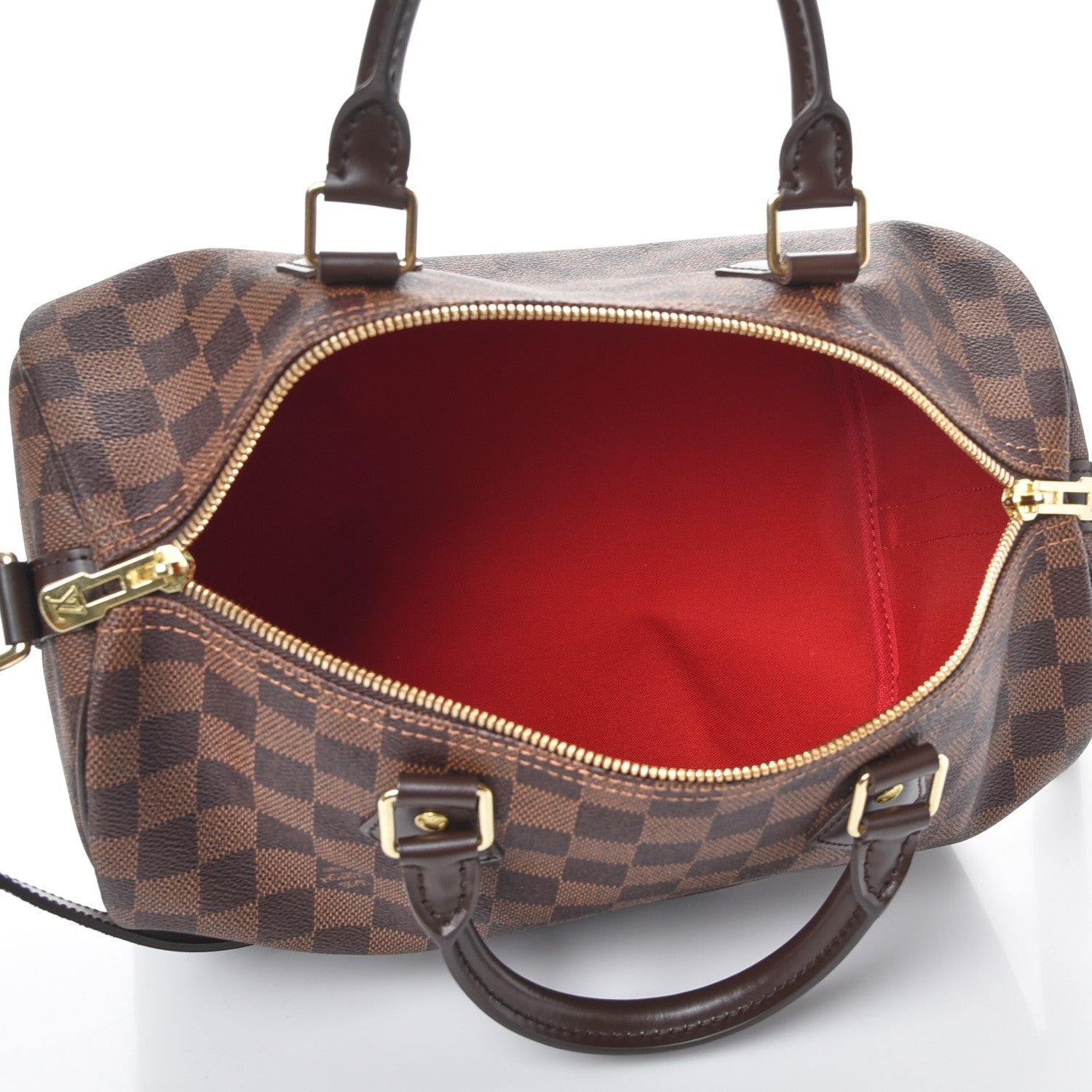 Louis Vuitton Damier Ebene Speedy Bandouliere 30 6 of 10