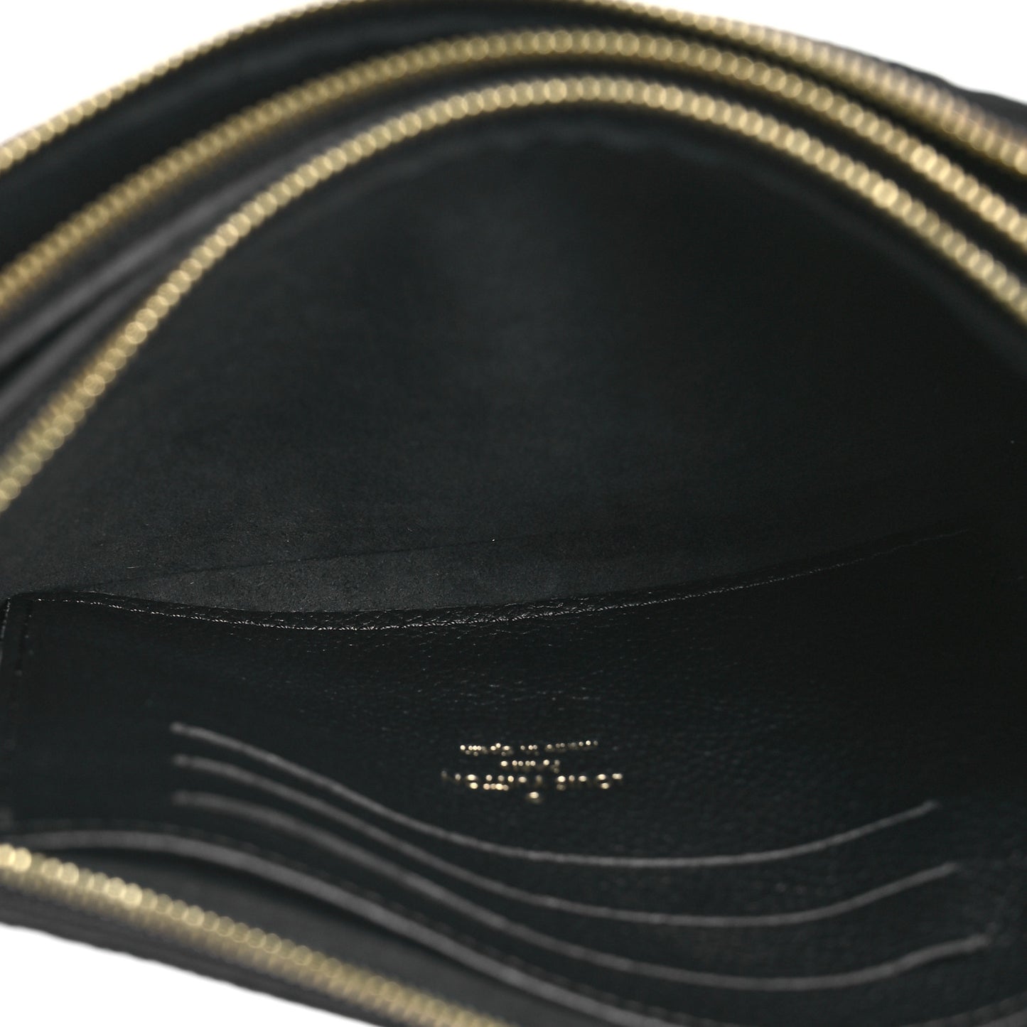 Empreinte Double Zip Pochette Black