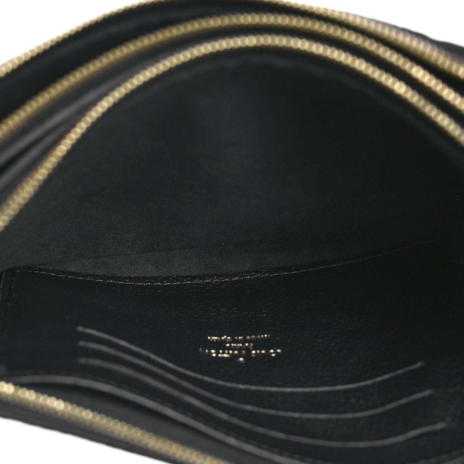 Louis Vuitton Empreinte Double Zip Pochette Black 5 of 9