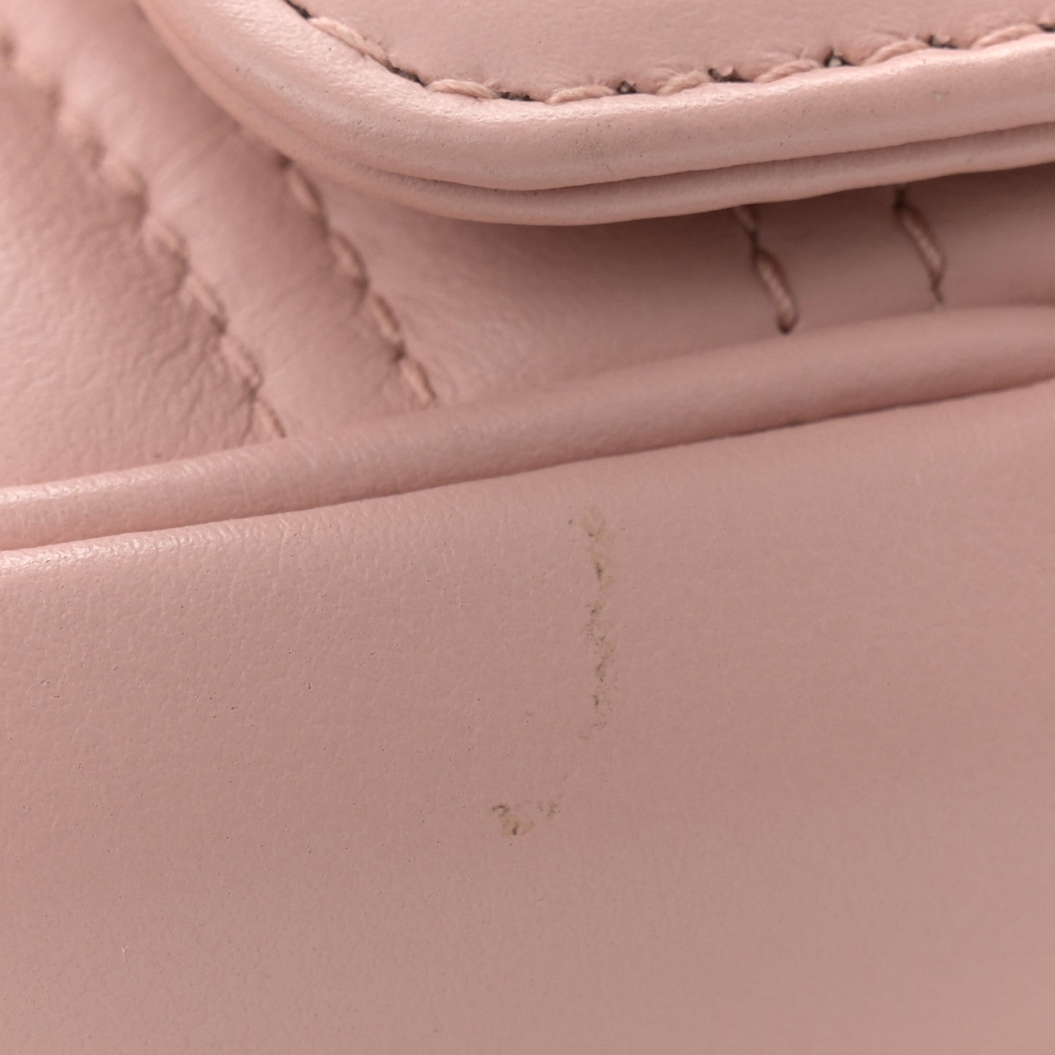 Gucci Calfskin Matelasse Mini GG Marmont Shoulder Bag Perfect Pink 13 of 13