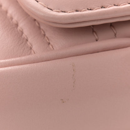Gucci Calfskin Matelasse Mini GG Marmont Shoulder Bag Perfect Pink 13 of 13