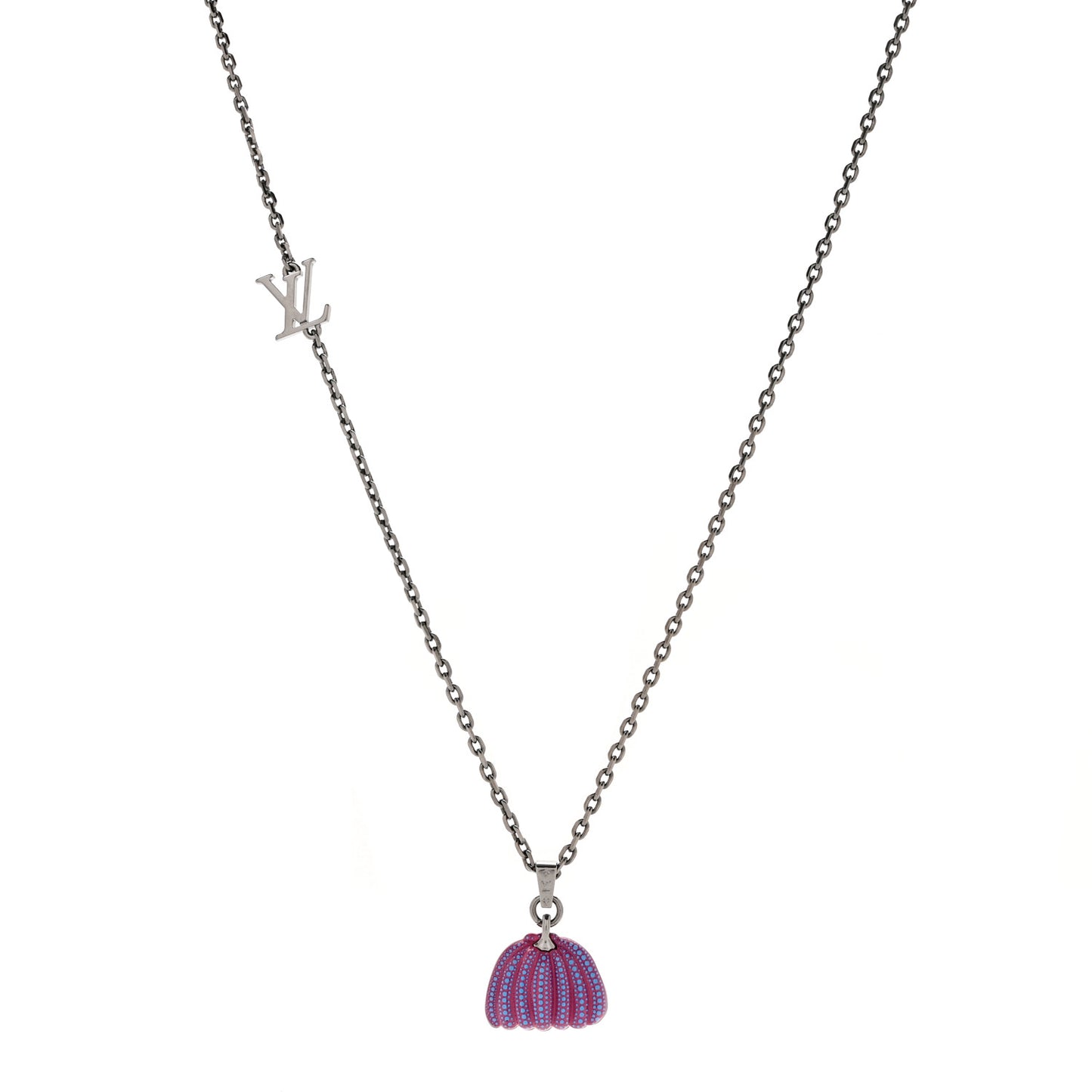 X Yayoi Kusama Pumpkin Pendant Necklace
