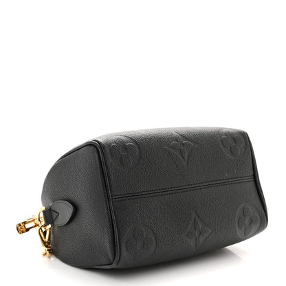 Louis Vuitton Empreinte Monogram Giant Speedy Bandouliere 20 Black 4 of 10