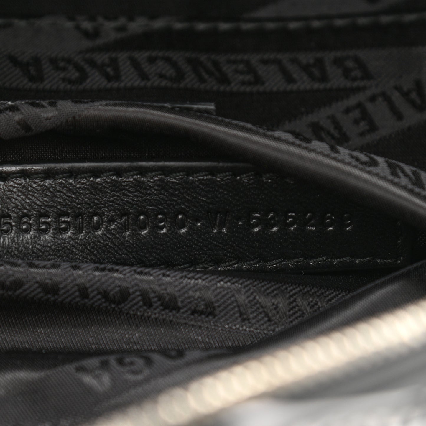 Calfskin Diagonal Allover Logo Print XXS Souvenir Belt Bag Black White