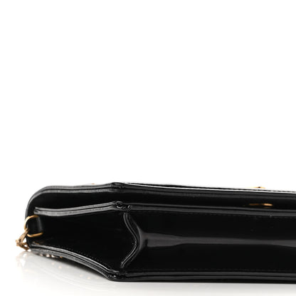 Christian Dior Patent Studded Diorama Flap Bag Black 8 of 8
