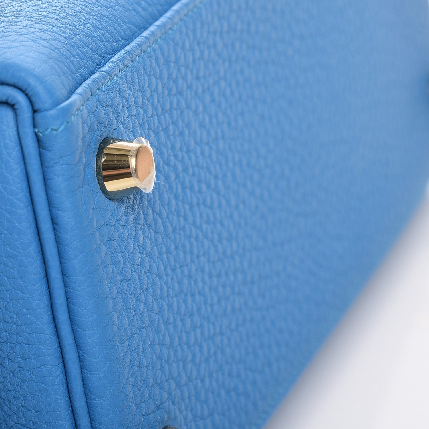 Hermes Togo Kelly Retourne 25 Bleu Zanzibar 29 of 30