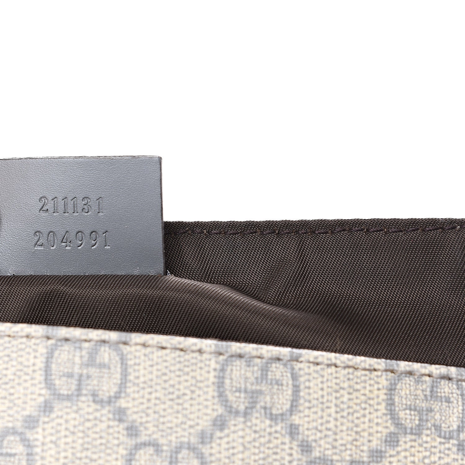 Gucci GG Plus Monogram Messenger Diaper Bag Ecru Grigio 8 of 13