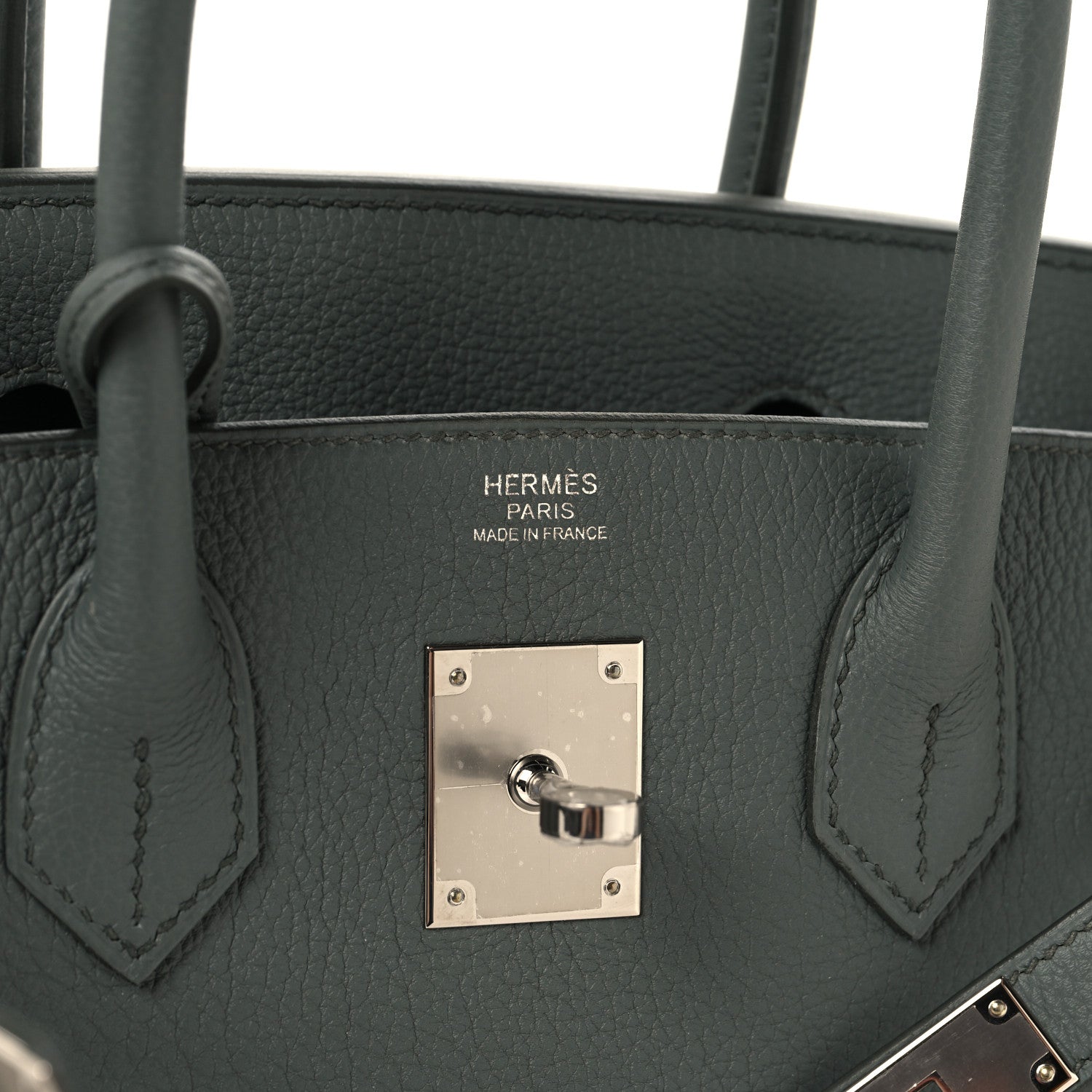 Hermes Togo Birkin 30 Vert Amande 6 of 13