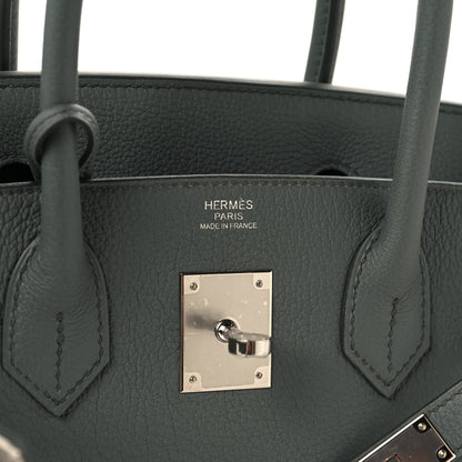 Hermes Togo Birkin 30 Vert Amande 6 of 13