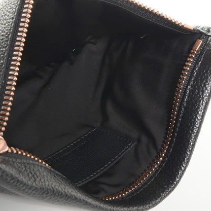 Alexander Wang Pebbled Leather Prisma Wristlet Black With Rose Gold Hardware 5 of 7