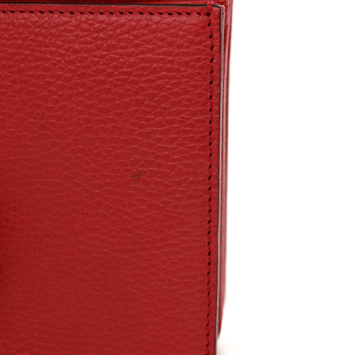 Gucci Dollar Calfskin Small Interlocking G Shoulder Bag Red 11 of 11