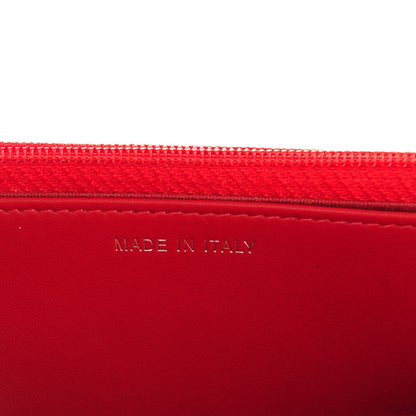 Chanel Lambskin Quilted Coco Boy Wallet On Chain WOC Red 7 of 8