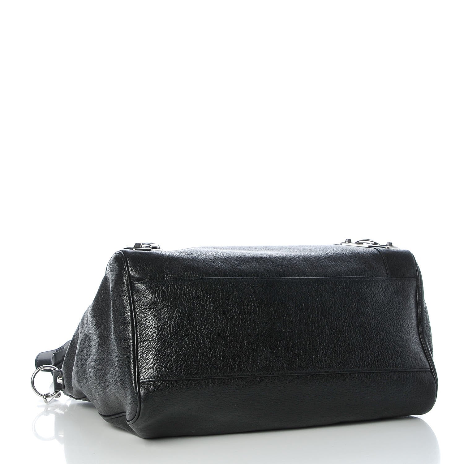 Balenciaga Chevre Silver Metallic Edge Hardware Velo Black 4 of 7