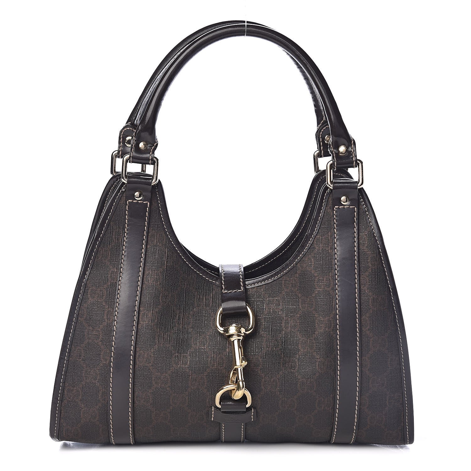 Gucci GG Plus Monogram Small Joy Shoulder Bag Dark Brown 1 of 11