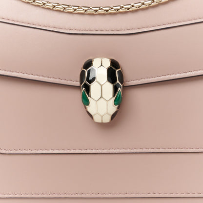 Bulgari Calfskin Serpenti Forever Shoulder Bag Light Pink 10 of 12