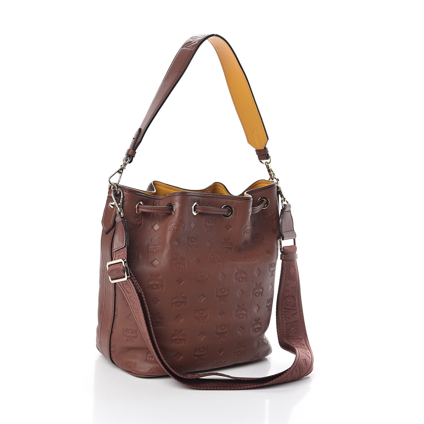 Calfskin Ottomar Monogram Essential Bucket Brown